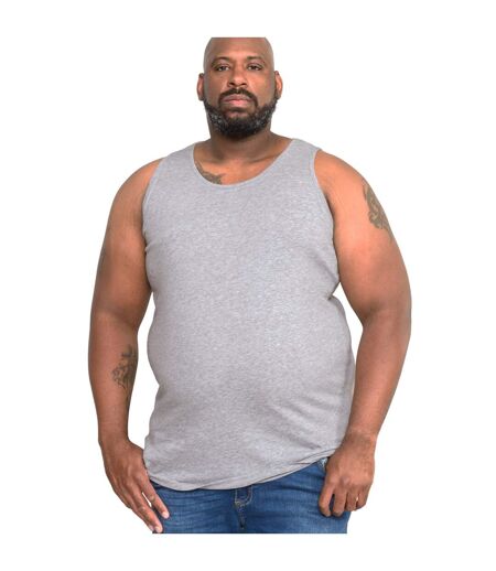 Duke Mens Fabio-1 Kingsize Muscle Vest (Grey Melange) - UTDC171