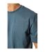 Mens Embroidered Pocket T-shirt Steel Blue Established-4