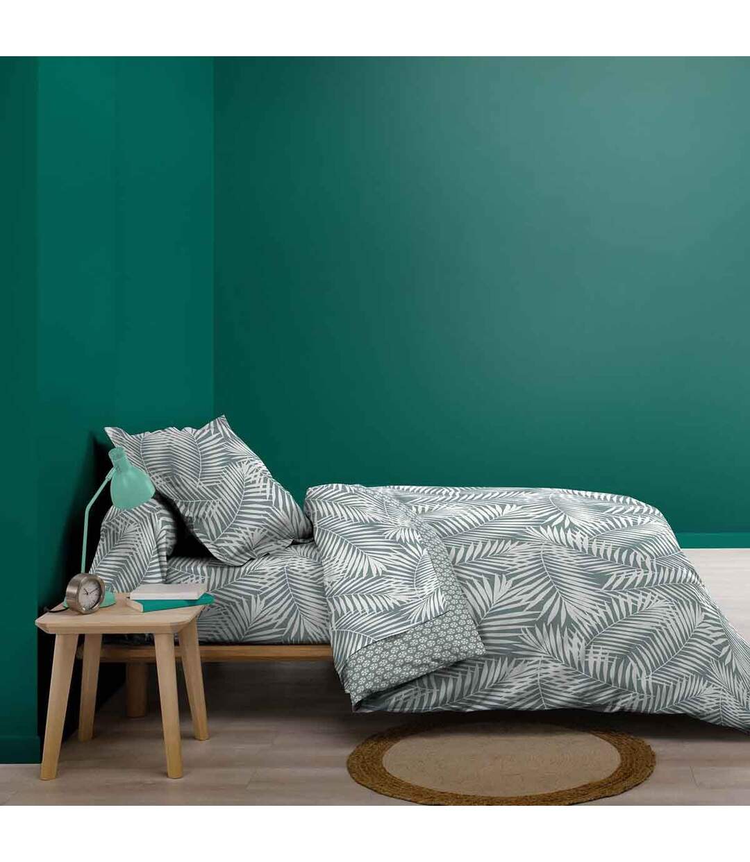 Taie de Traversin Botania 85x185cm Sauge-2