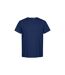 T-shirt Premium Homme Bleu Marine Français Promodoro-1