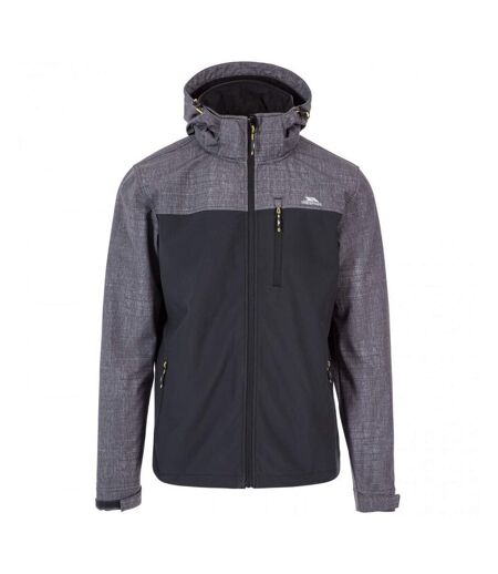 Veste softshell abbott homme gris foncé chiné Trespass