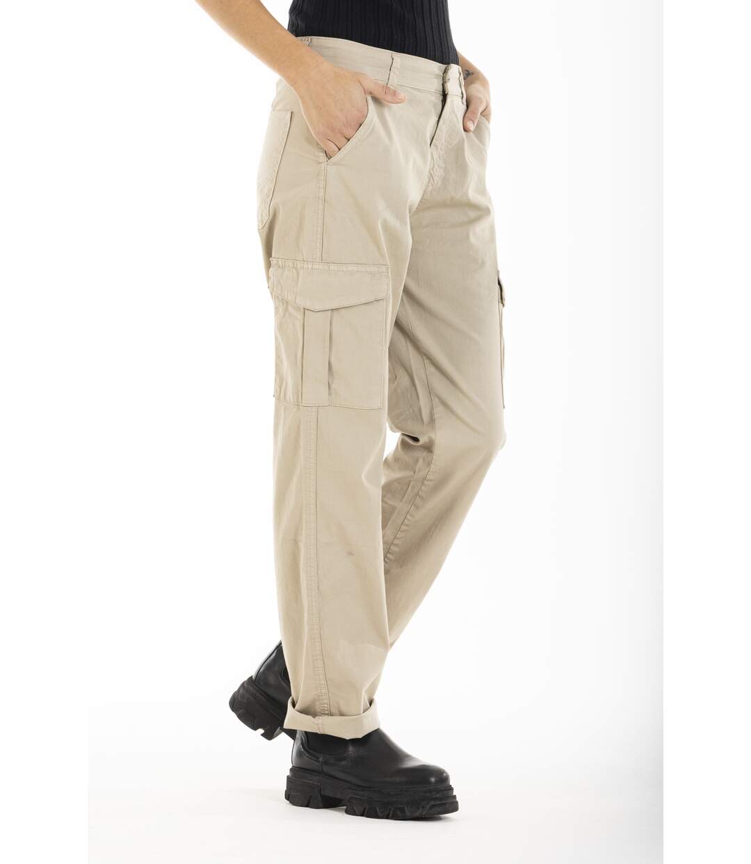 Pantalon stretch coupe cargo BABE 'Rica Lewis'