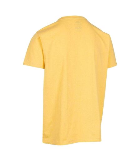 T-shirt Manches Courtes Motif/style Vélo Homme Jaune Pâle Imprimé Trespass