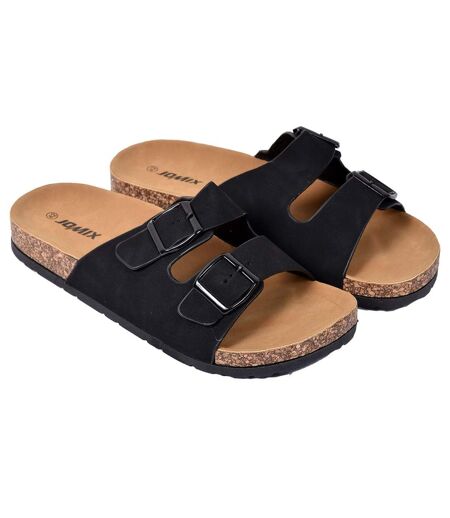 Sandales Homme PREMIUM- Chaussure d'été Qualité et Confort - SU2025 NOIR