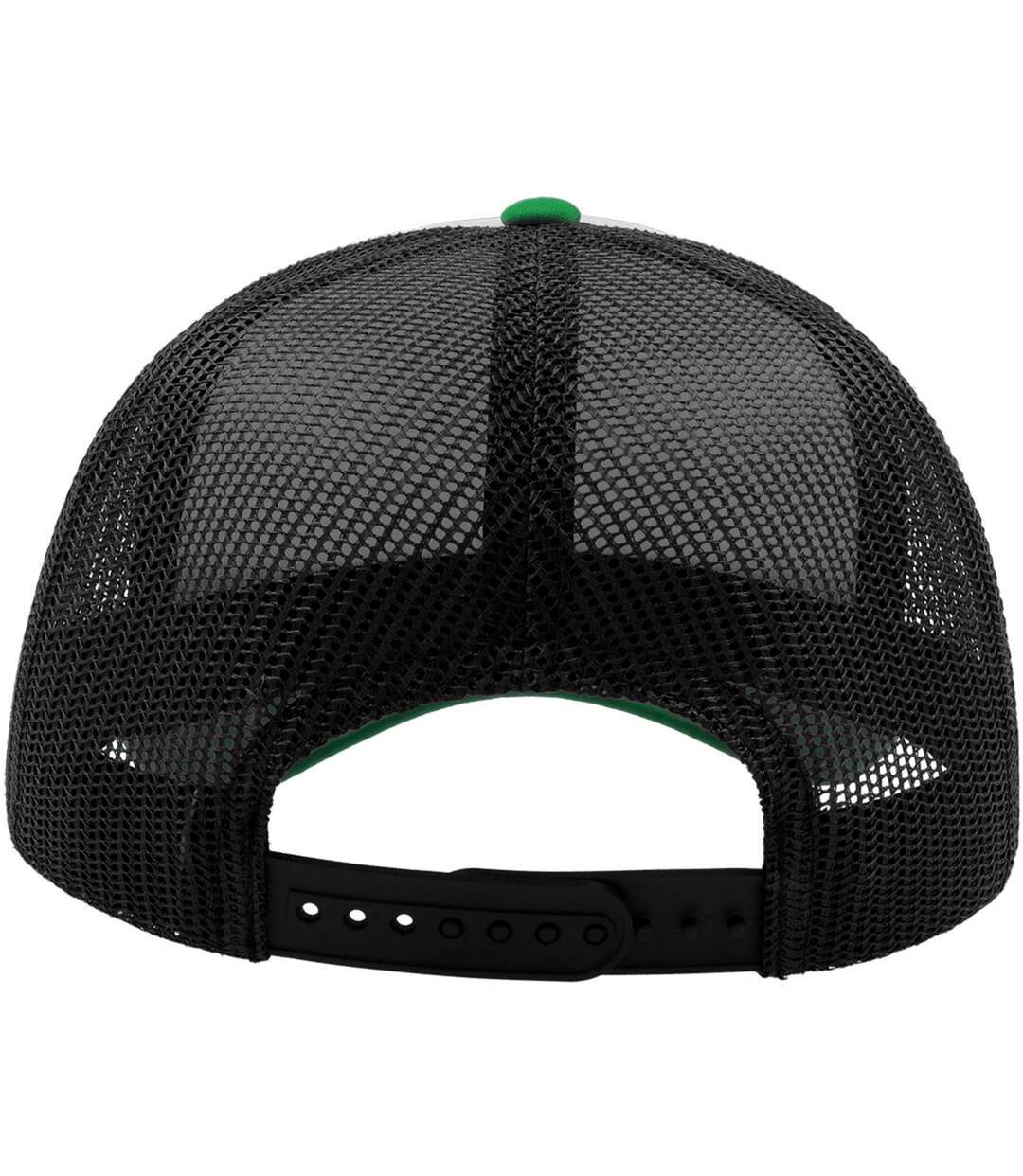 Casquette trucker rapper adulte blanc / noir / vert Atlantis-2