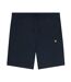 Short Cintré Uni À Taille Élastiquée Homme Bleu Lyle & Scott-2