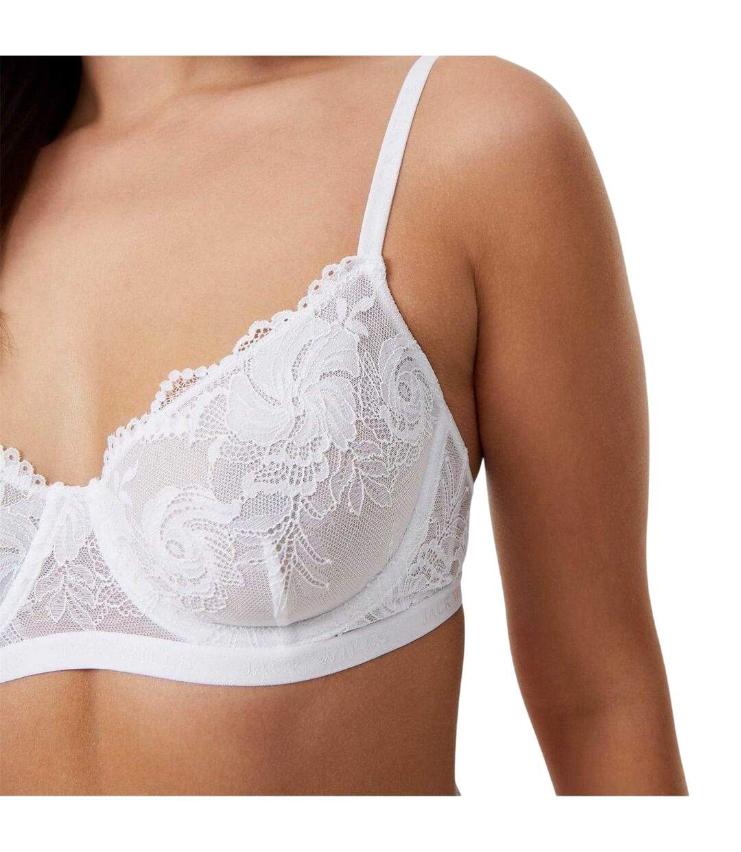 Womens/ladies Ophelia Bra White Jack Wills-4