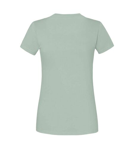 Fruit Of The Loom Womens/Ladies Iconic Ringspun Cotton T-Shirt (Sage) - UTPC5349