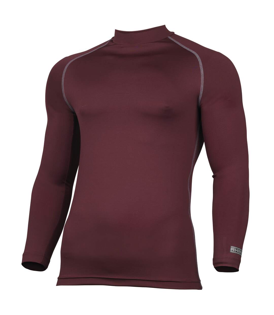 Rhino - T-shirt base layer à manches longues - Homme (Bordeaux) - UTRW1276