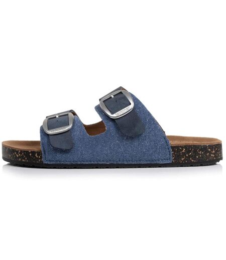 Isotoner Sandales femme semelle intérieure cuir patch talon confort everywear