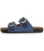 Isotoner Sandales femme semelle intérieure cuir patch talon confort everywear-4