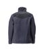 Mens Customised Soft Shell Jacket Dark Navy Mascot-2