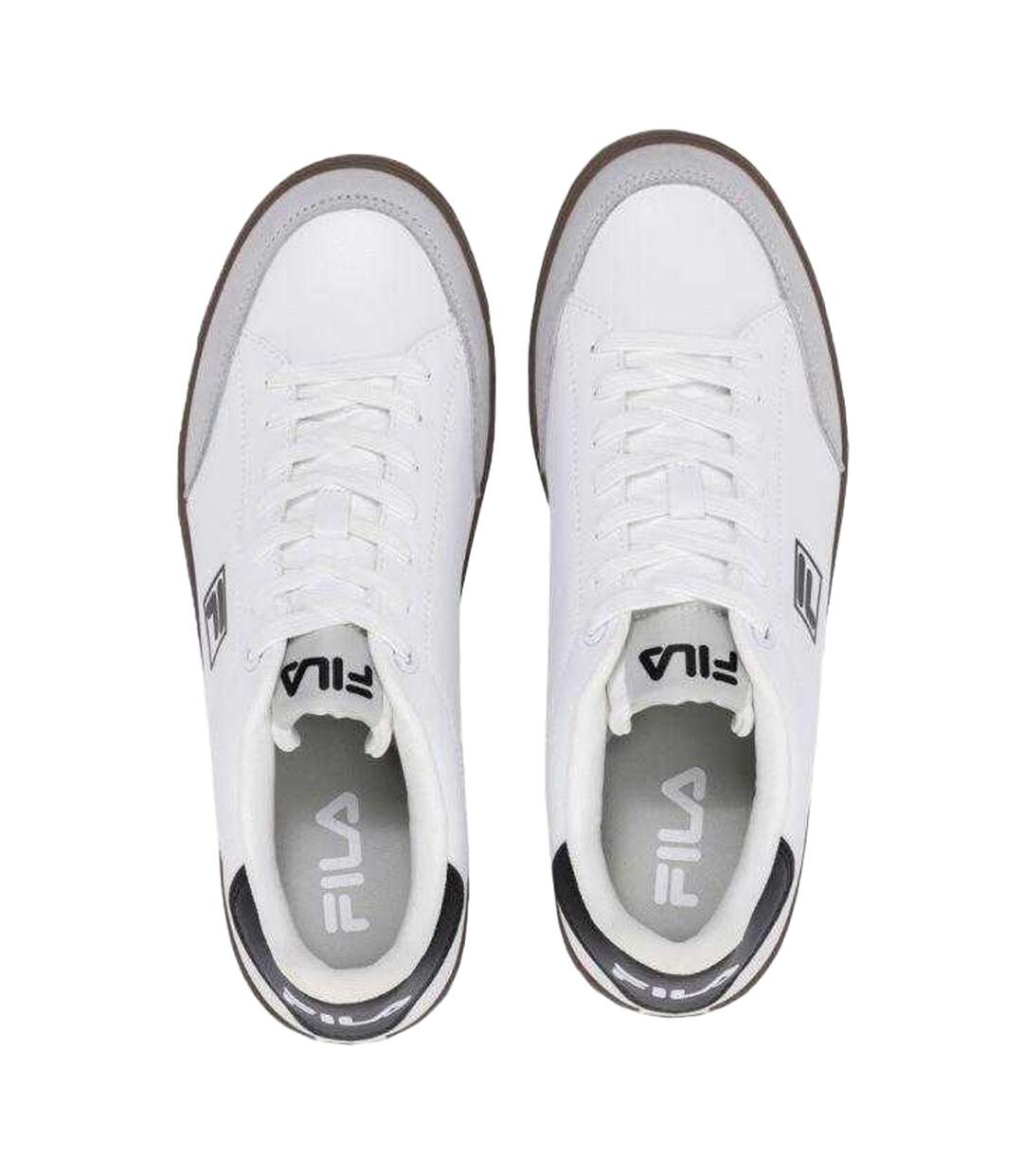 Baskets Courtbay Femme Blanc Marron Fila-4