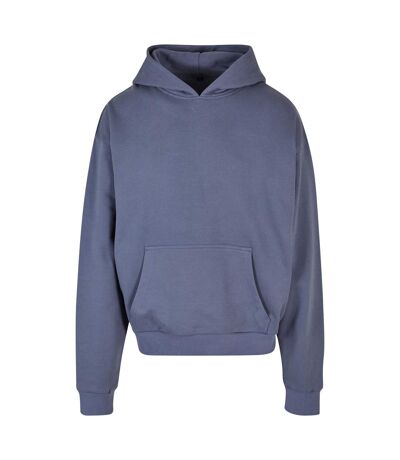 Build Your Brand Mens Ultra Heavyweight Hoodie (Vintage Blue)