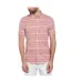 Mens Ikat Regular Short-sleeved Shirt Mineral Red Original Penguin-1