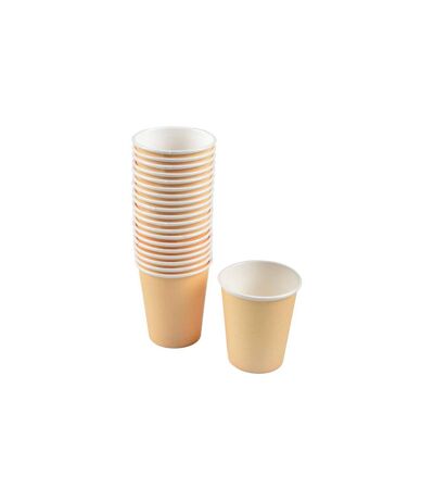 Lot de 20 Gobelets en Carton Vitamine 23cl Crème