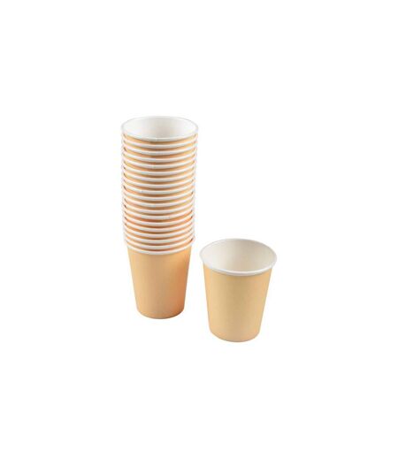 Lot de 20 Gobelets en Carton Vitamine 23cl Crème