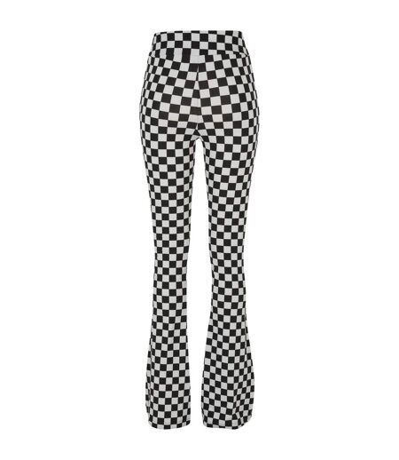 Legging Motif/style À Carreaux Femme Noir Gris Pâle Urban Classics