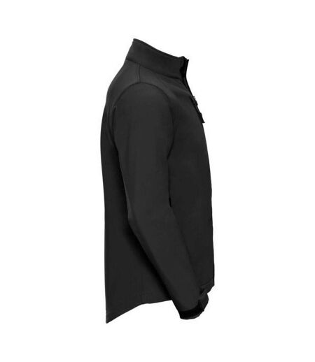 Veste Softshell Résistante À L'eau Et Au Vent Pour Hommes Noir Russell