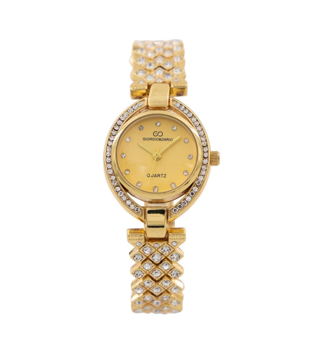 Montre pour Femme en Métal Doré Strass GIORGIO