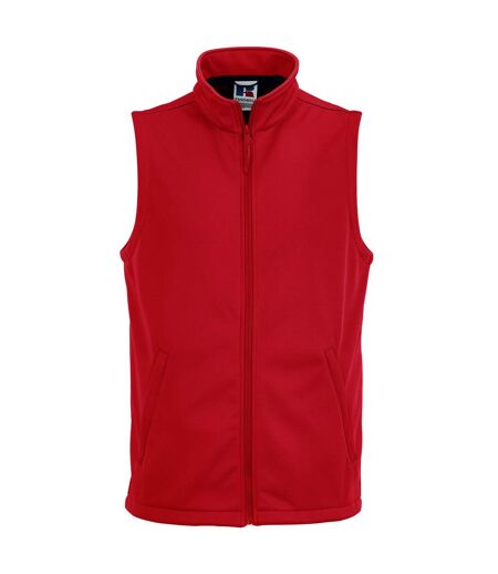 Veste Sans Manches Smart Homme Rouge Classique Russell