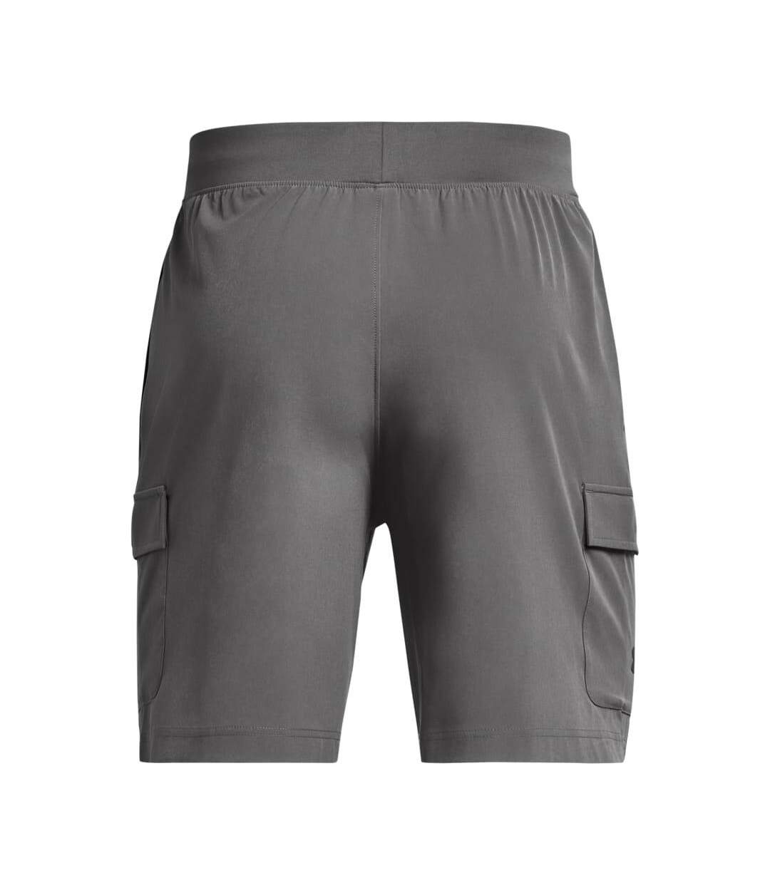 Mens Woven Stretch Cargo Shorts Grey Under Armour-2