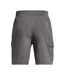 Mens Woven Stretch Cargo Shorts Grey Under Armour-2