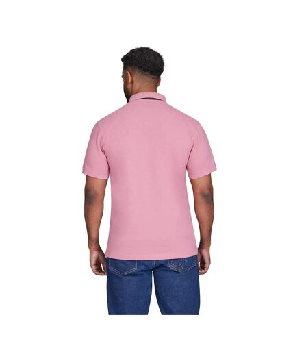 Polo bio classique pour hommes rose Raging Bull