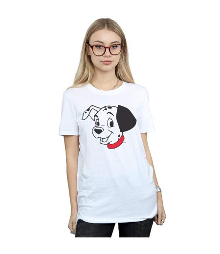 Disney - T-shirt DALMATIANS DALMATIAN HEAD - Femme (Blanc) - UTBI17133