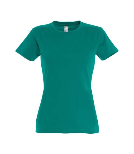 SOLS - T-shirt manches courtes IMPERIAL - Femme (Emeraude) - UTPC291