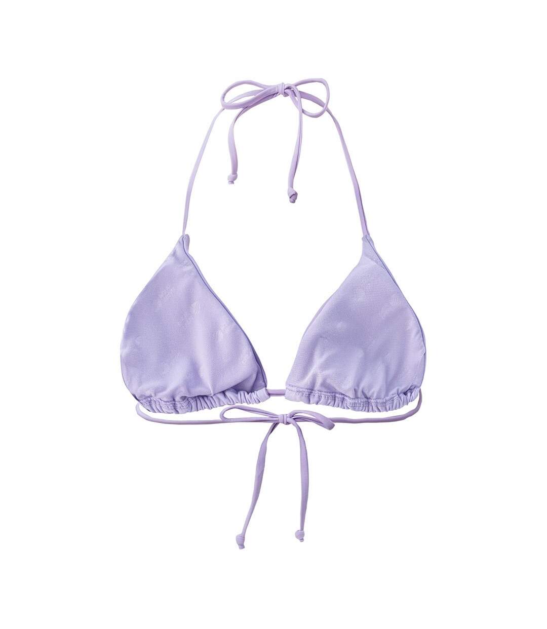 Womens/ladies Latina Bikini Top Lavender Aquawave-2