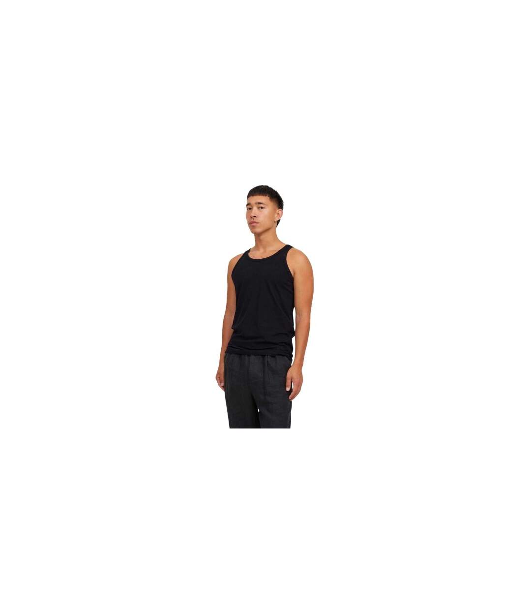 Débardeur Sans Manches Basic Homme Noir Jack And Jones-1
