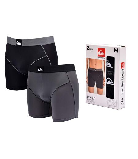 Quiksilver Pack de 2 Boxers Homme Microfibre Sport