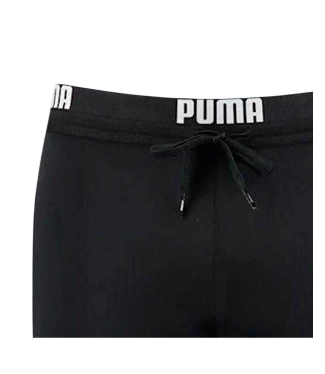 Short De Bain Motif/style Logo Répété Homme Noir Puma-3