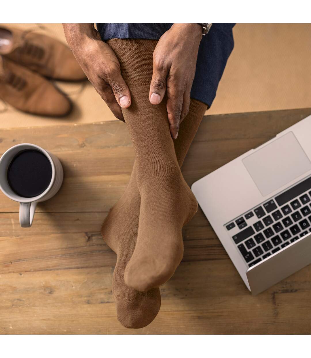 12 Pairs Mens Gentle Grip Top Diabetic Socks | Non Elastic Cotton Socks-5