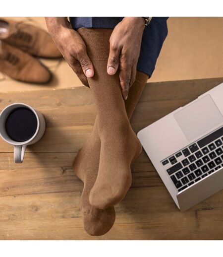 12 Pairs Mens Gentle Grip Top Diabetic Socks | Non Elastic Cotton Socks
