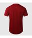 Mens Crew Neck Athletic T-shirt Red Umbro-2
