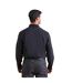 Mens Supreme Oxford Long-sleeved Formal Shirt Black Premier-2