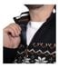 Sweat Motif/style Festif D555 Edinson Homme Bleu Marine Chiné Duke-4