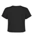 Womens/ladies Record Run Dmc Crop Top Charcoal Amplified-2