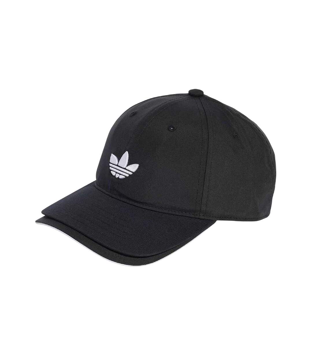 Mens Embroidered Logo Baseball Cap Black Adidas-1