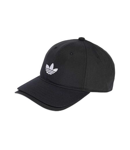 Mens Embroidered Logo Baseball Cap Black Adidas