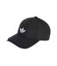 Mens Embroidered Logo Baseball Cap Black Adidas-1