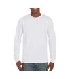 Gildan Mens Hammer Heavyweight Long Sleeve T-Shirt (White) - UTPC3068