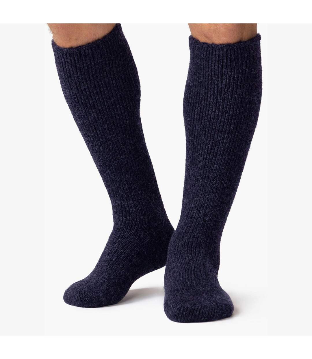 Mens Extra Long 2.7 TOG Knee High Wool Rich Thermal Socks-5