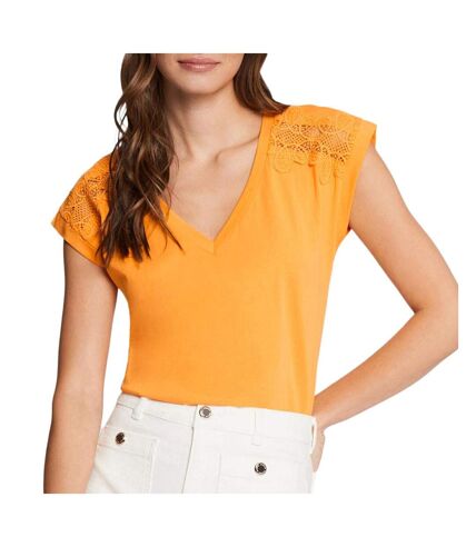 T-shirt Orange Femme Morgan Deci - S