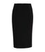 Womens/ladies Vukeva Midi Skirt Black Boss-2