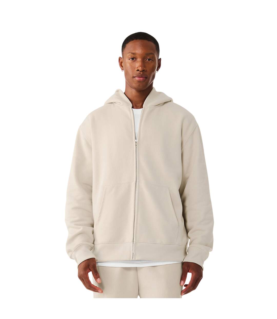 Veste À Capuche Adulte Gris Bella + Canvas-1
