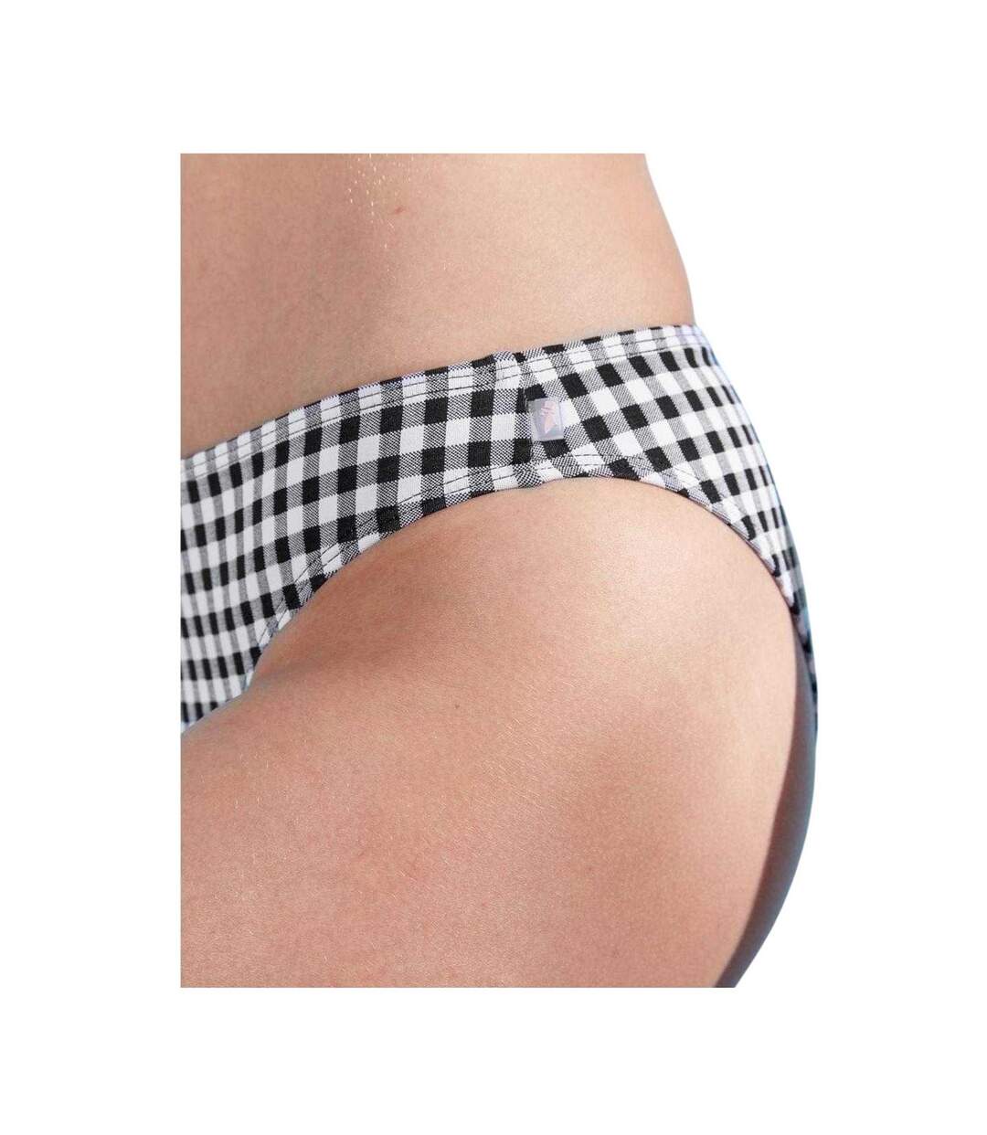 Bas De Maillot De Bain Motif/style À Carreaux Canterton Classic Femme Noir Blanc Jack Wills-4