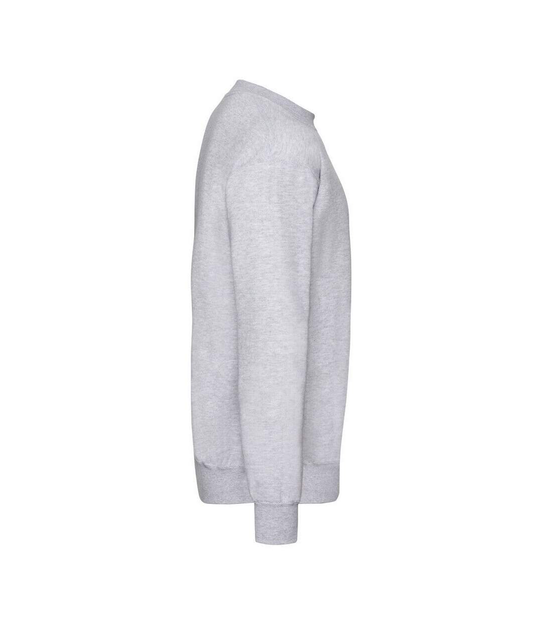 Sweat classic homme gris Fruit of the Loom-3